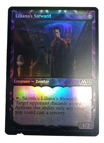 Carta Magic Liliana's Steward (foil) [m21] Mtg Zombie