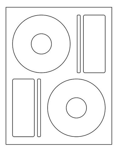 Besteck 200 Memorex Compatible Cd / Dvd Etiquetas. Ampliació