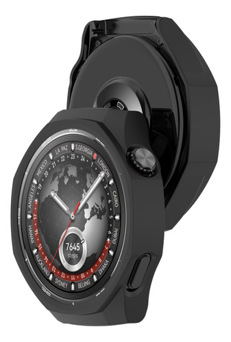Funda De Reloj De Ordenador Negra Para Huawei Watch Gt 5 Pro