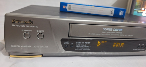 Video Cassete Panasonic Vhs Filme Anos 90 * Funcionando * (Usado)