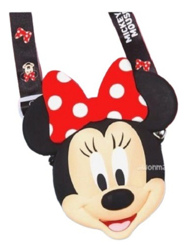 Bolso Minnie Mouse En Silicona Niñas Y Adultos