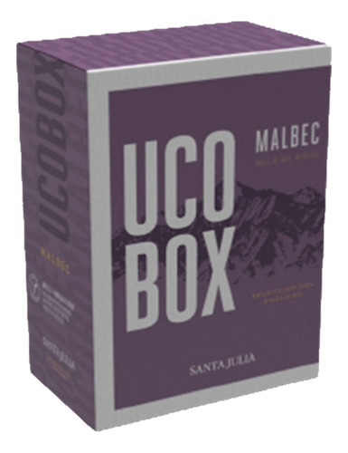 Santa Julia Uco Box Bag In Box X3 Litros - Vino Valle De Uco
