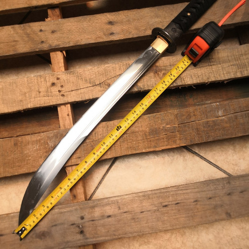 Naginata Lanza Japonesa Forajada Y Templada 100% Funcional