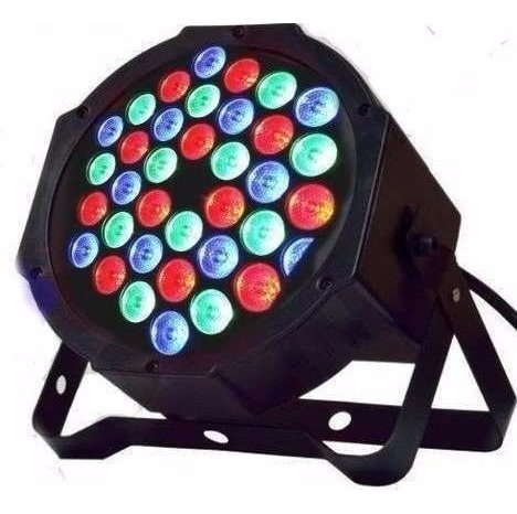 Imagen 3 de 7 de Pack X 8 Luz Proton Par 36 Led Alta Rgb Audioritmico Dmx