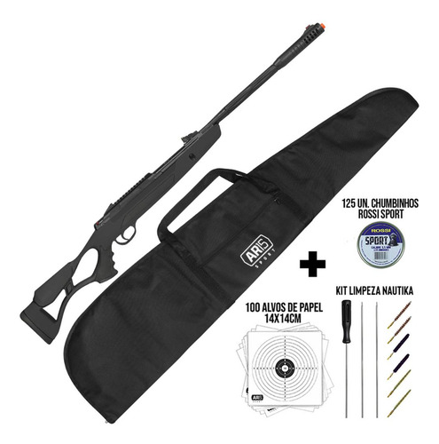 Espingarda Hatsan Striker Suspa 60kg C/ Capa + Kit Limpeza