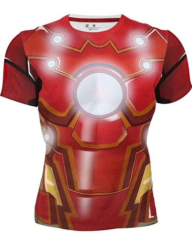 Playera Full Print Manga Corta Talla Extra 3xl