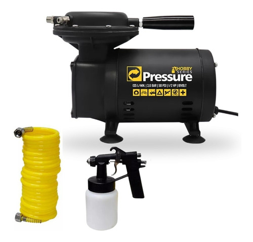 Compressor Ar Direto Pressure Hobby Series 50psi 127v/220v