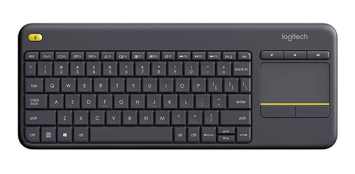 Imagen 1 de 2 de Teclado inalámbrico Logitech K400 Plus QWERTY español color negro