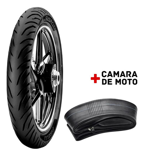 Kit Pirelli 90/90-18 Super City +camara Hfk Reforzada