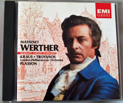 Massenet Werther Kraus Troyanos Plasson 1 Cd (s ) 