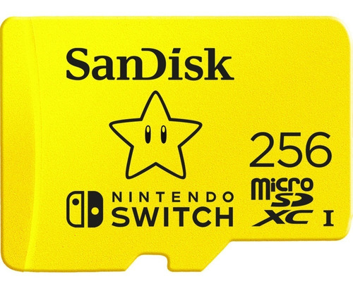 Memoria Micro Sd Sandisk Nintendo Switch 256 Gb