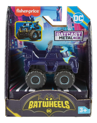 Fisher-price Dc Batwheels Buff The Bat-truck Vehículo A Es.