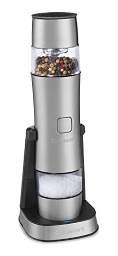 Cuisinart Sg3 Acero Inoxidable Sal Pimienta Recargable Y Mol