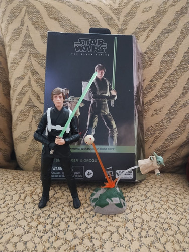 Luke Skywalker Grogu Training Black Series Star Wars Deluxe