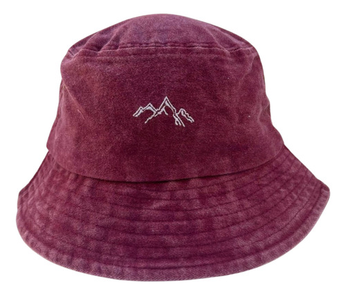 Piluso Importado Bordado De Montaña | Diseño Retro, Calidad Bordó Adulto