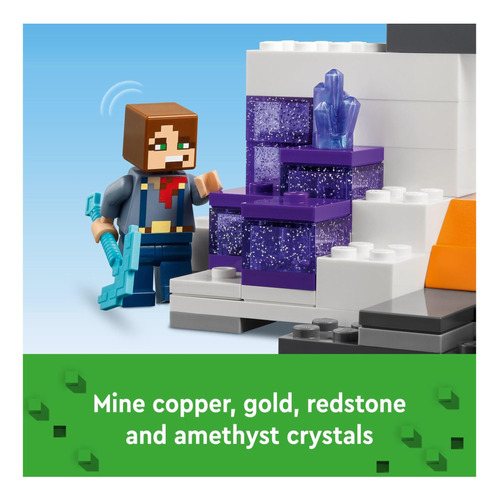 Lego Minecraft El Juguete De Videojuego Badlands Mineshaft,