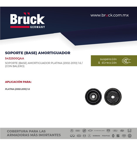 Base Amortiguador Delantero Kangoo Express 2004 - 2012 1.6