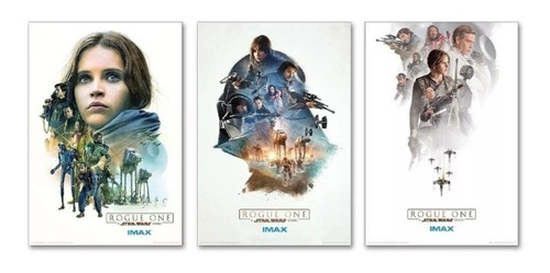 Posters Conmemorativos Star Wars Rogue One Edicion Imax (Usado)