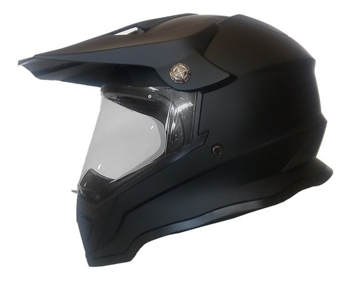 Casco Moto Enduro Ghb 819-7 Negro Matte