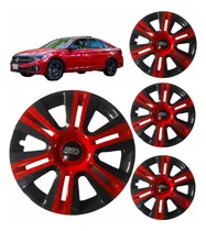 Comprar Tapones Tapas Polveras Tipo Original Universal Rin 15 Rojo