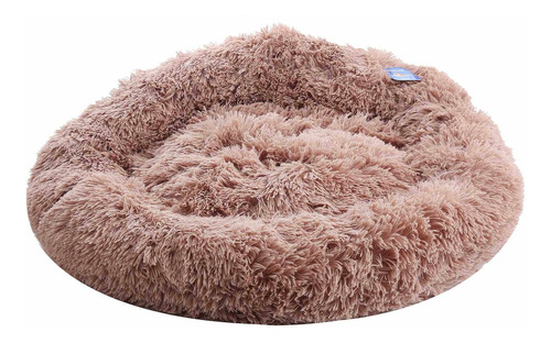 Cama Para Mascotas Ultra Suave 90 Cm Beige