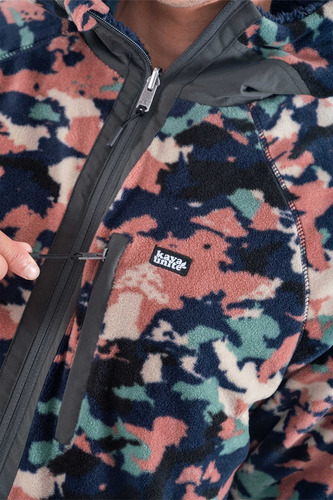 Polerón Chiporro Hombre Shaggy Grizzly Reversible Navy