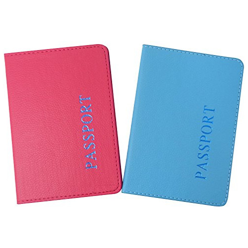 Tarjetero Honbay 2pcs Passport Cover Para Cuero De Viaje Ani