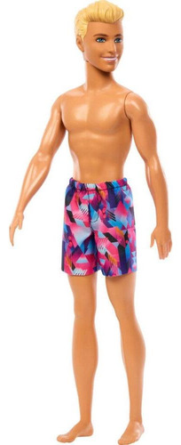 Barbie Muñeco Ken Día De Playa Con Bermudas