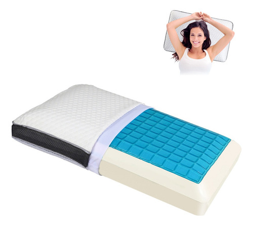 Almohada Cervical De Espuma Viscoelástica De Gel For Cuello