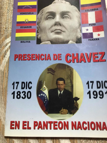 Libro Chavez Discurso En El Panteon Nacional 2000 Firmado