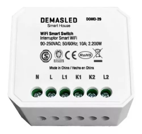 Interruptor conmutador + Enchufe Wi-Fi BSEED - DomoChollos