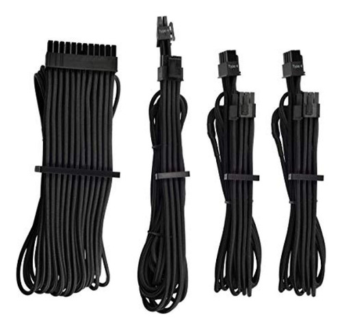 Kit De Cables Premium Atx 24-pin Eps12v Pcie Corsair Negro