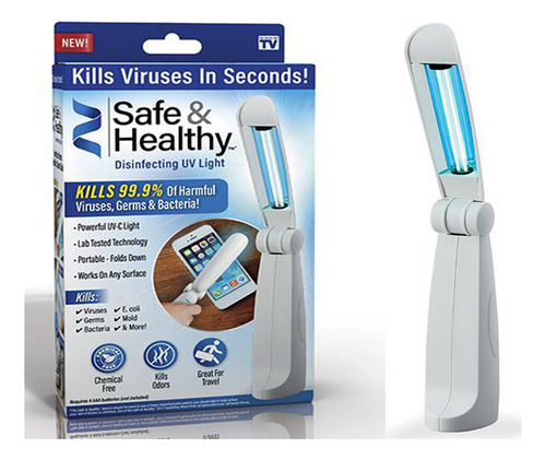 Imagen 1 de 10 de Safe & Healthy Dispositivo Luz Ultravioleta Desinfectante