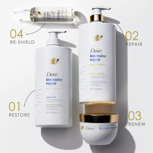 Champú Dove Intensive Repair Para Cabello Dañado 828ml
