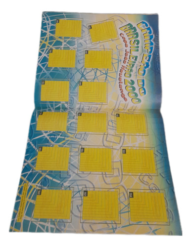 Album De Figurinhas Raro Vazio Campeonato Brasileiro 2000