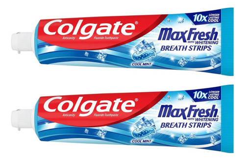Pasta De Dientes Colgate Max Fresh Whitening 206 G, Paquete