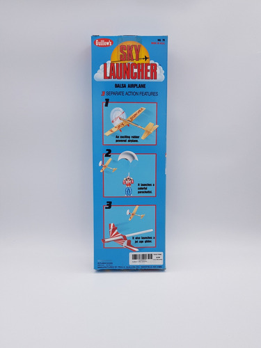 Sky Launcher Guillows Aeroplano De Madera Armable Sellado