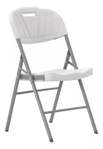 Silla Plegable Reforzada Comedor Catering Hogar Evento !! Color de la  estructura de la silla Blanco