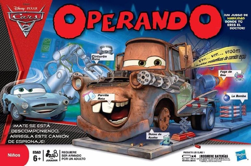 Hasbro Cars Juego Operación .. En Magimundo !!!!