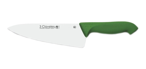 Cuchillo Tres Claveles Proflex Mgo.verde 30 Cms Cocinero