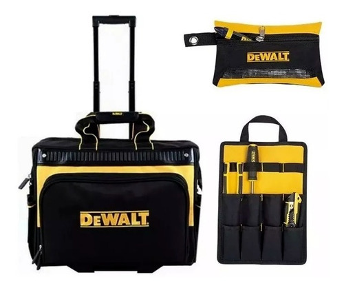 Bolso Con Ruedas Heavy Duty Bolsillos Dewalt Dwst82929 Color Negro