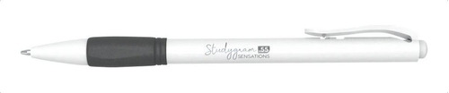 Canetas Esferog. 0,55m Clic Grip Sensations Preto New Pen Cor do exterior Branco
