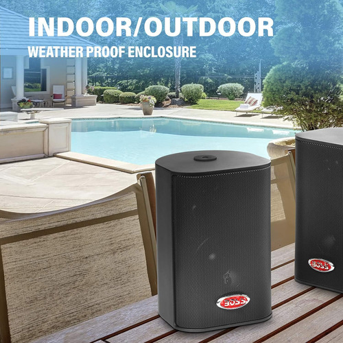 Boss Audio Systems Mr4.3b Altavoces Marinos Resistentes A La