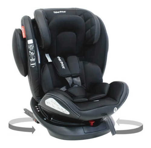 Imagen 2 de 10 de Butaca Para Auto Fisher Price Fix 360 Giratoria 0-36 Kg