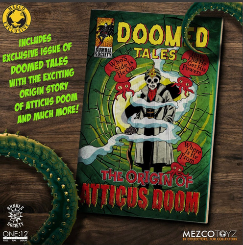 One:12 Collectible Mezco Rumble Society - Atticus Doom Nuevo