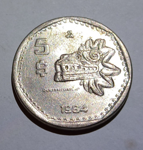Moneda México 5 Pesos 2da Serie