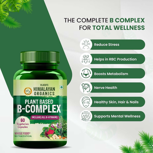 Nutranix Complejo Vitamina B Vegetal 60 Cápsulas Energía
