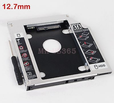 2 º Duro Unidad Hdd Sata Caddy Para Fujitsu Lifebook T901 T9