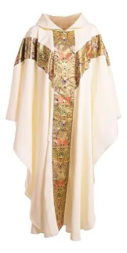 Blessume Sacerdote Celebrante Casulla Iglesia Católica Padre