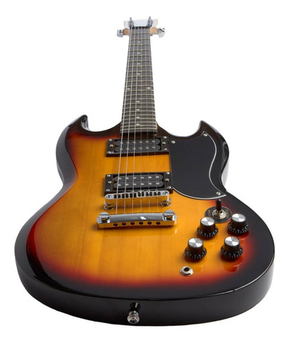 Imagen 2 de 6 de Pack Guitarra Sg Y Amplificador Creep Completo Sb